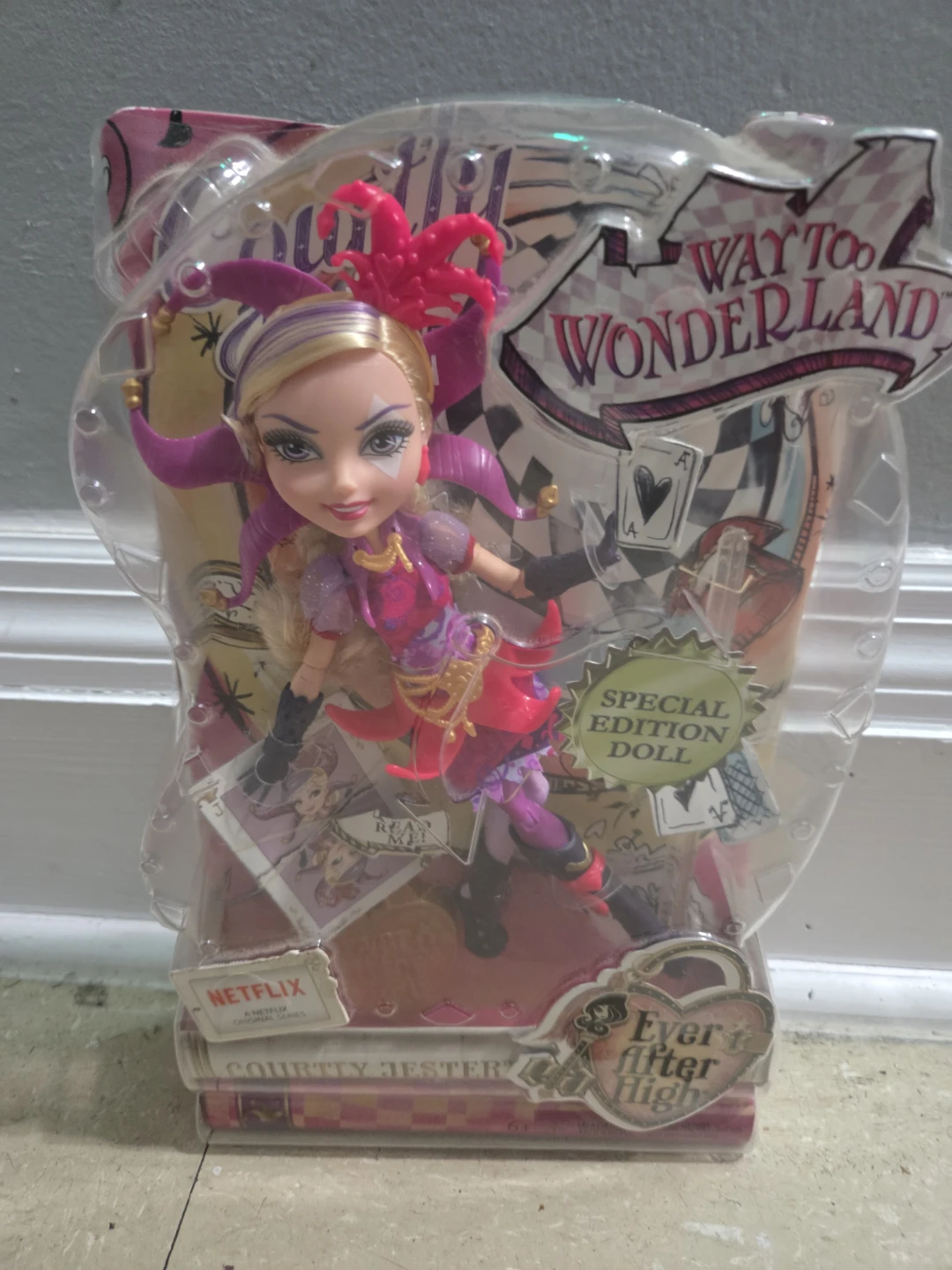 Ever After High Way Too Wonderland Courtly Jester Doll - photo 2