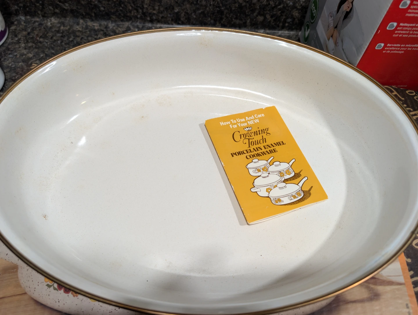 Vintage Enamel Oven Roaster - photo 2