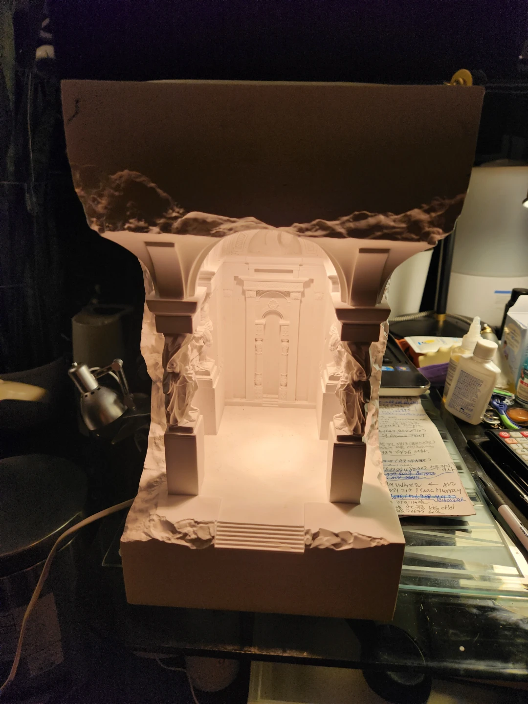 Architectural Column Statue Decor