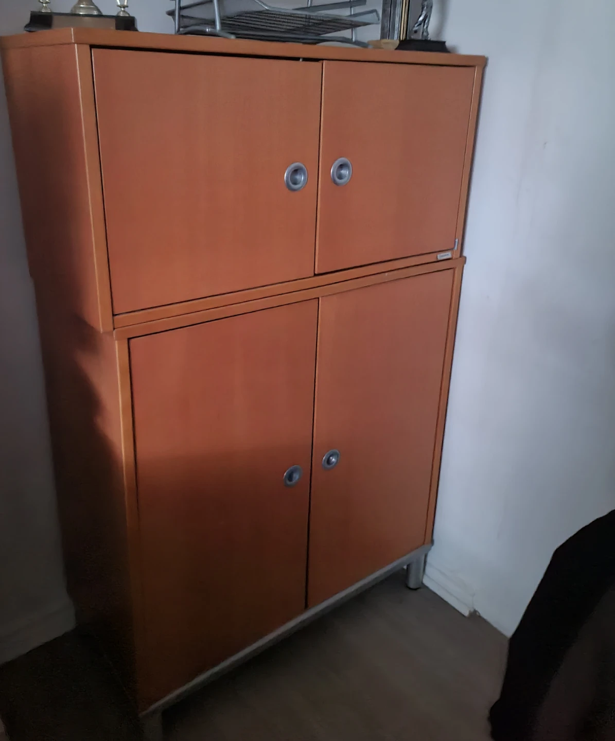 Wooden Cabinet with Doors and Drawers - photo 2
