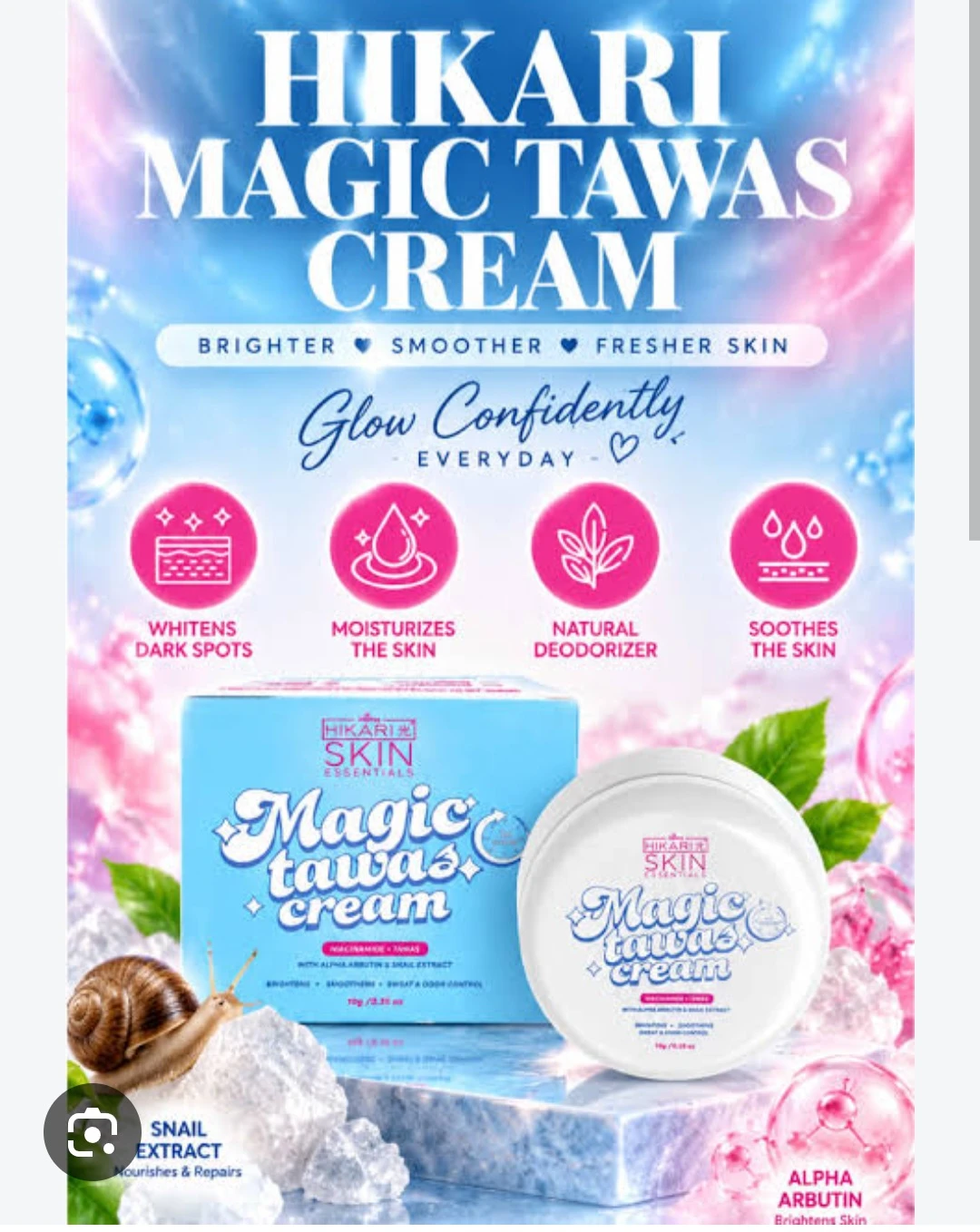 Hikari Magic Tawas Cream