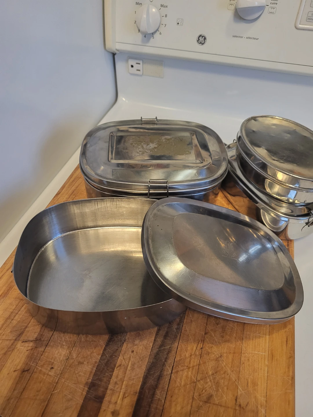 4 Stainless Steel Food Container Set - photo 4