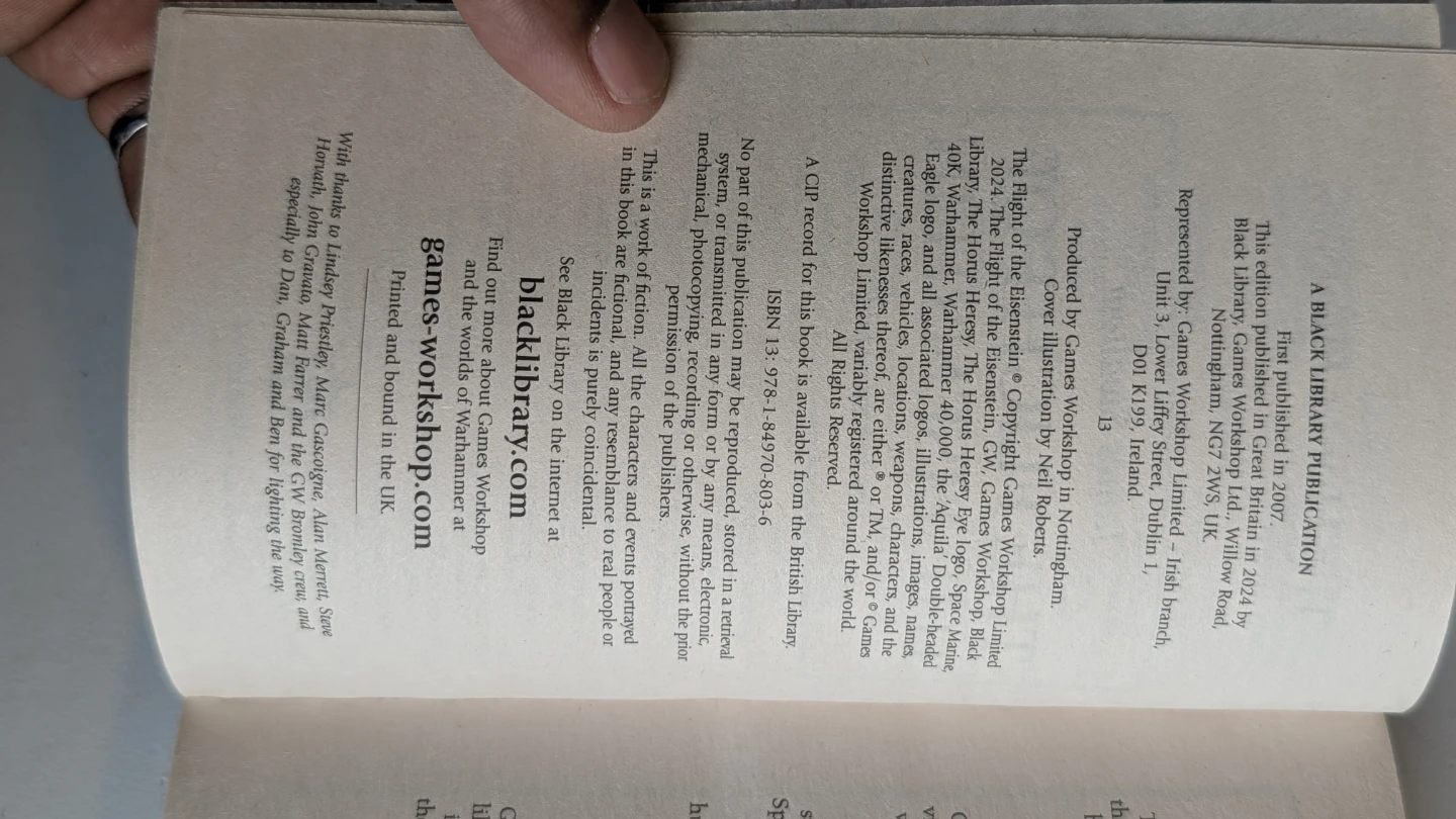 The Flight of the Eisenstein - The Horus Heresy, Book 4 - photo 4