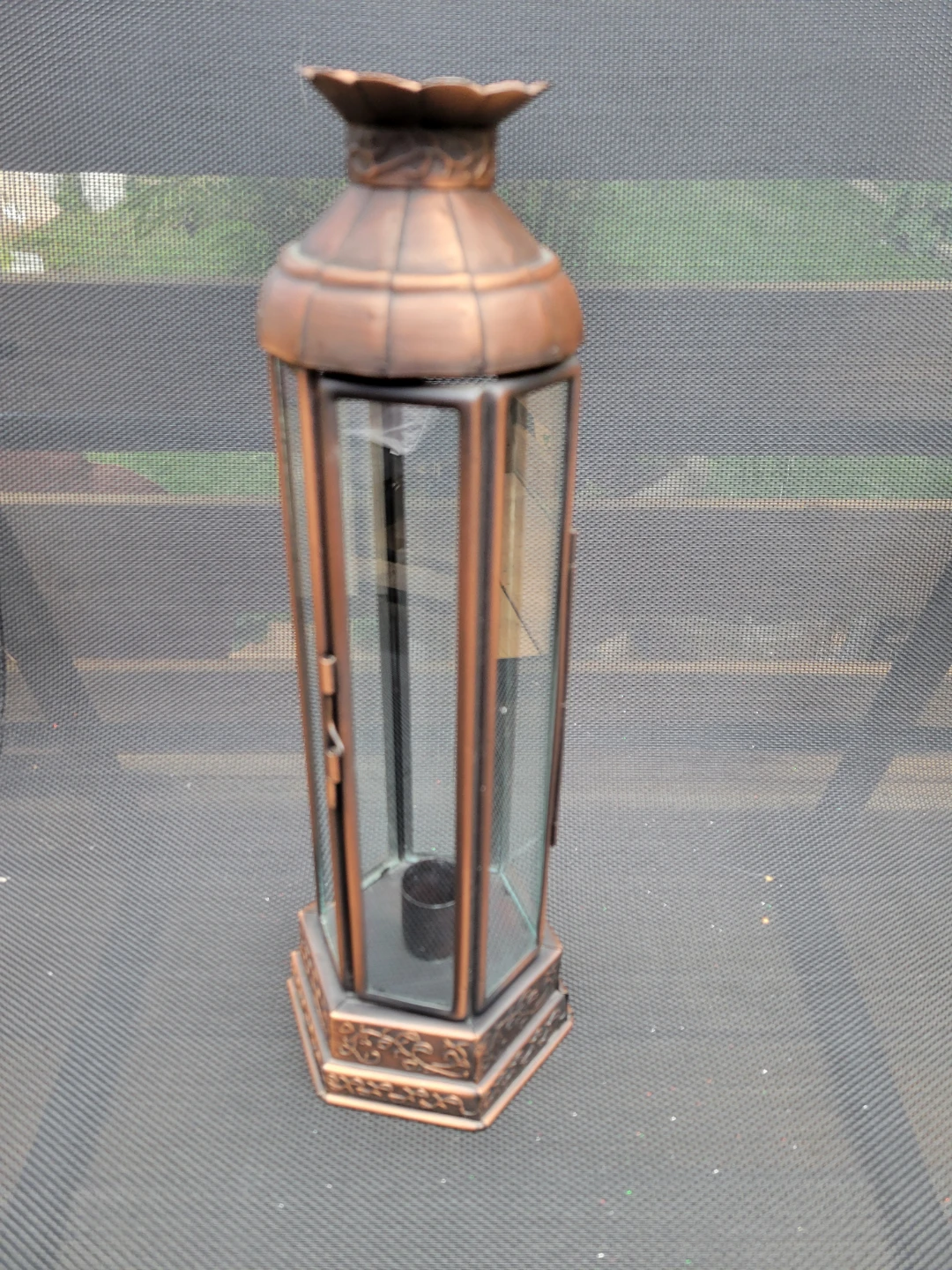 Candle Holder (Metal) with Candle - photo 2