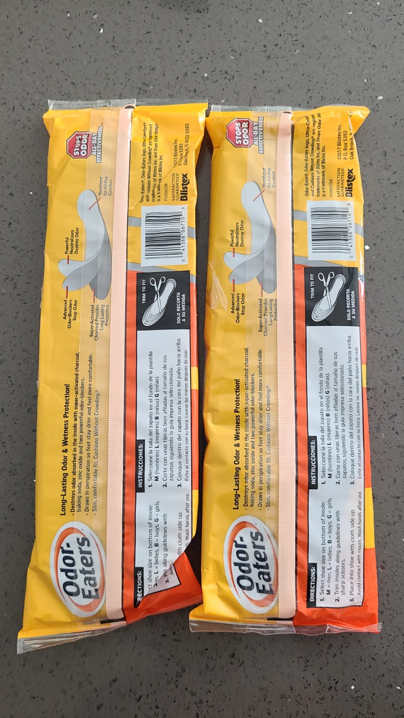 Odor-Eaters Ultra-Comfort Odor-Destroying Insoles - 2 Packs - photo 2