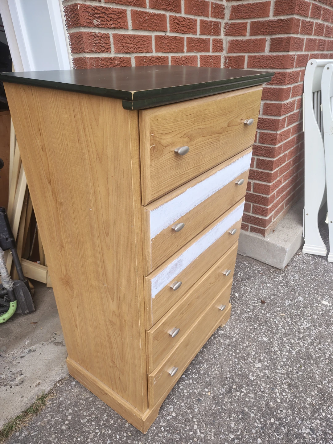 Five Drawer Wooden Dresser - photo 2
