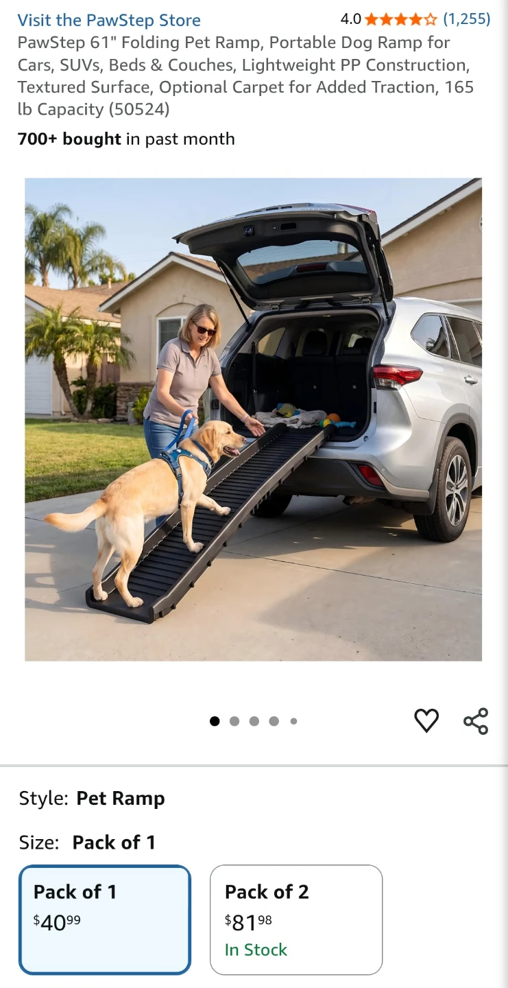 PawStep Folding Pet Ramp