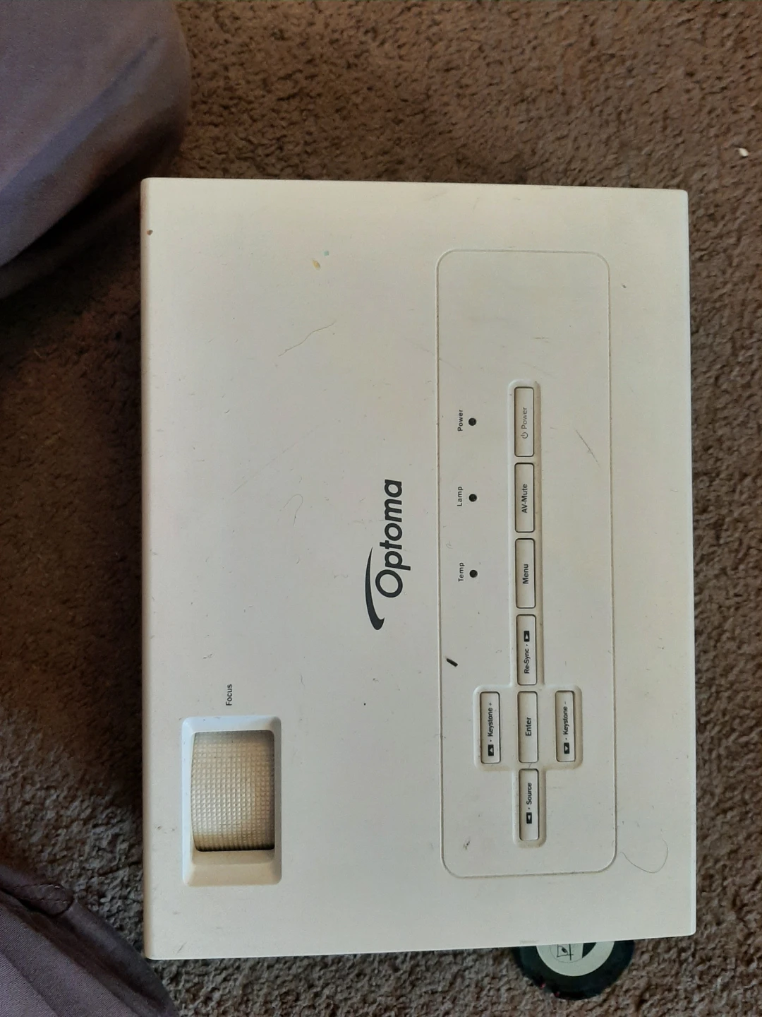 Optoma DLP Projector White+new spare Bulb - photo 3