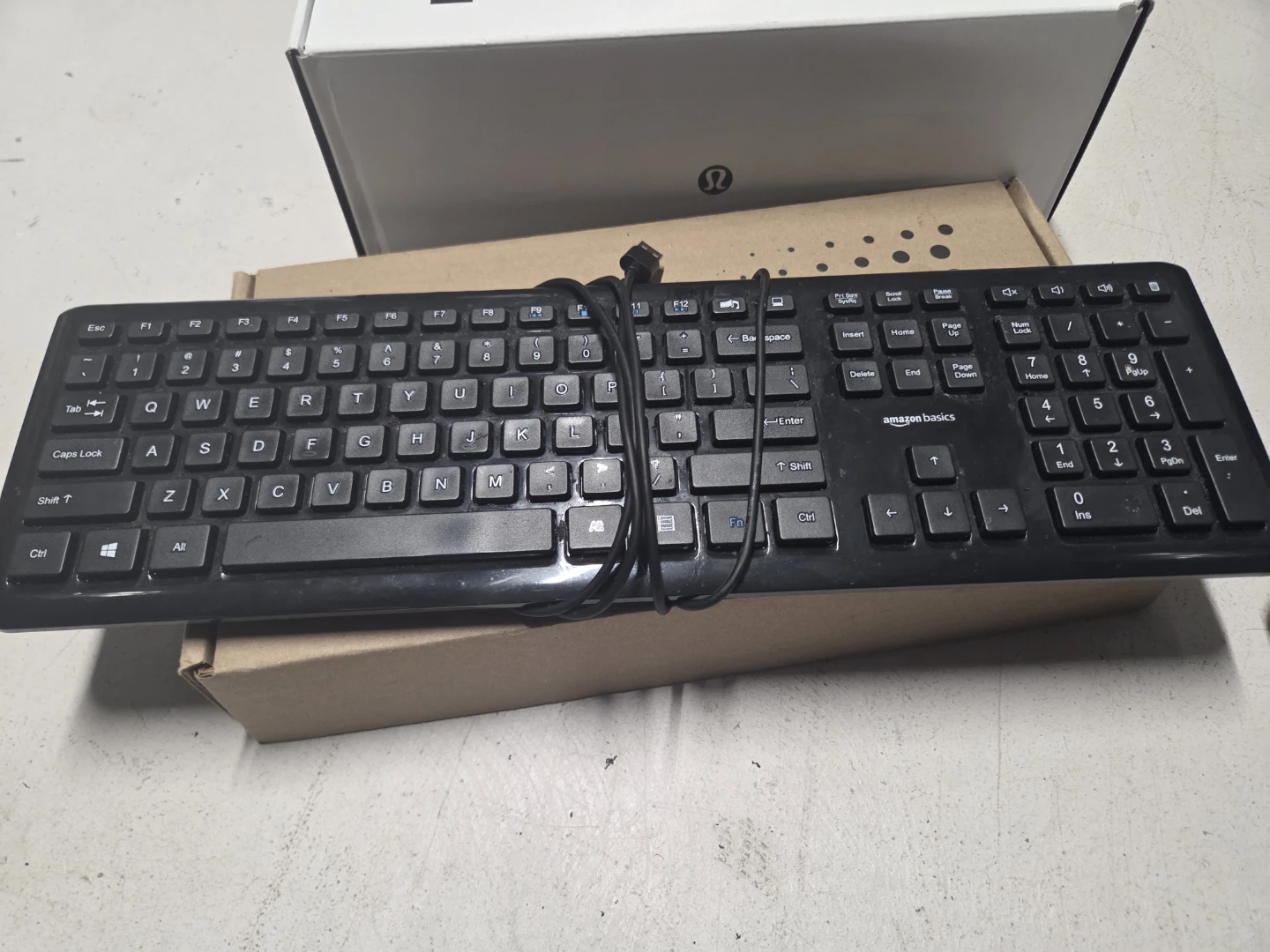 AmazonBasics Wired Keyboard