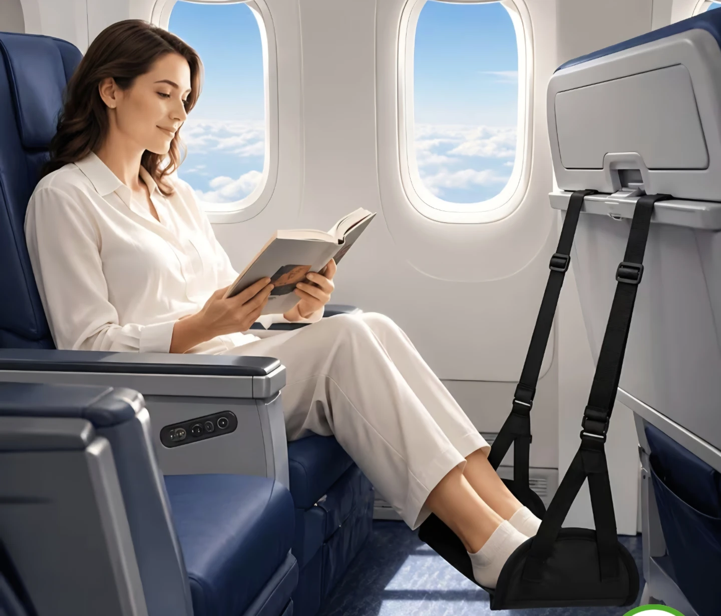 Adjustable Airplane Foot Hammock 🏈