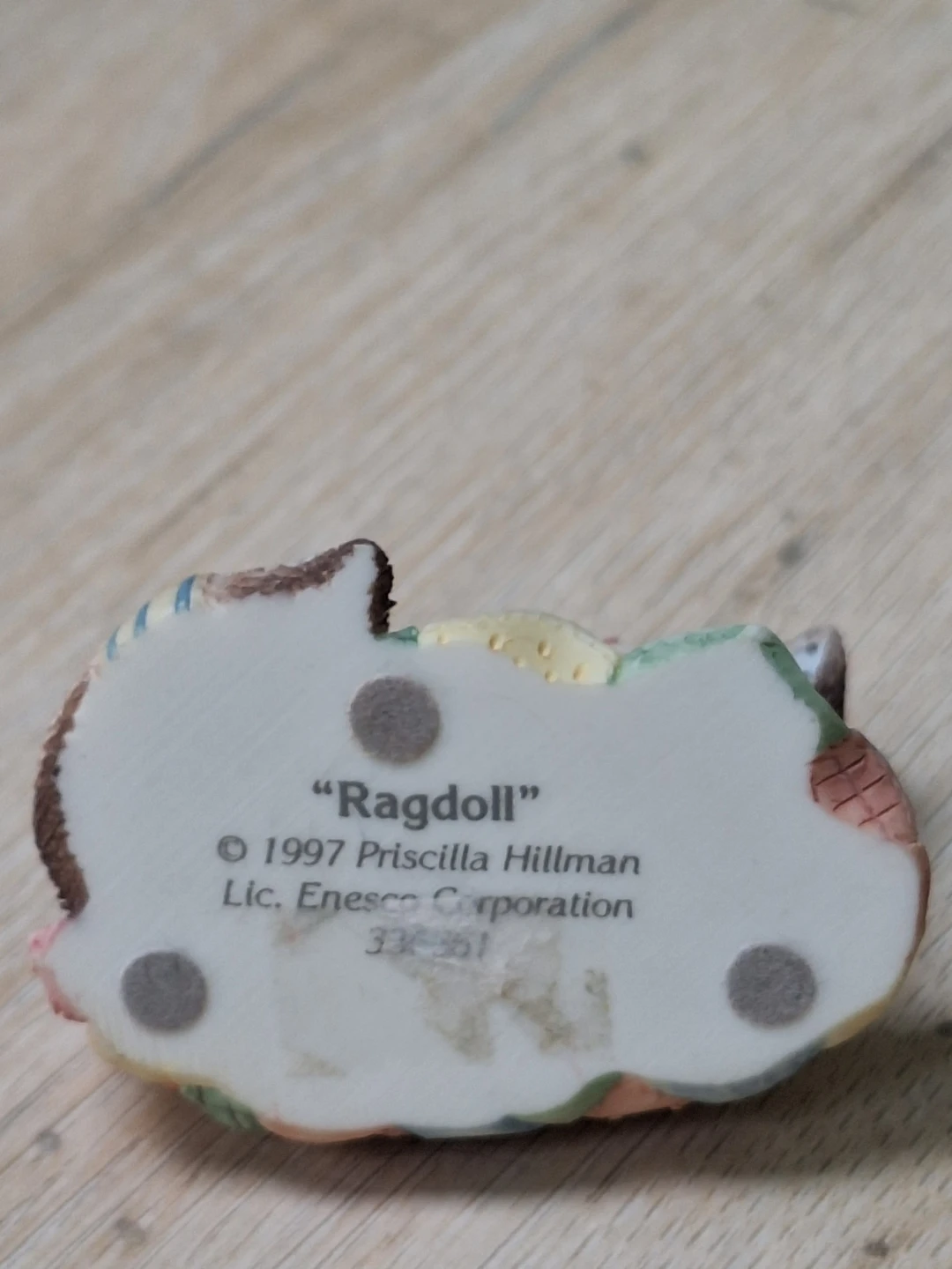 Priscilla Hillman Ragdoll Cat Figurine 1997 - photo 2