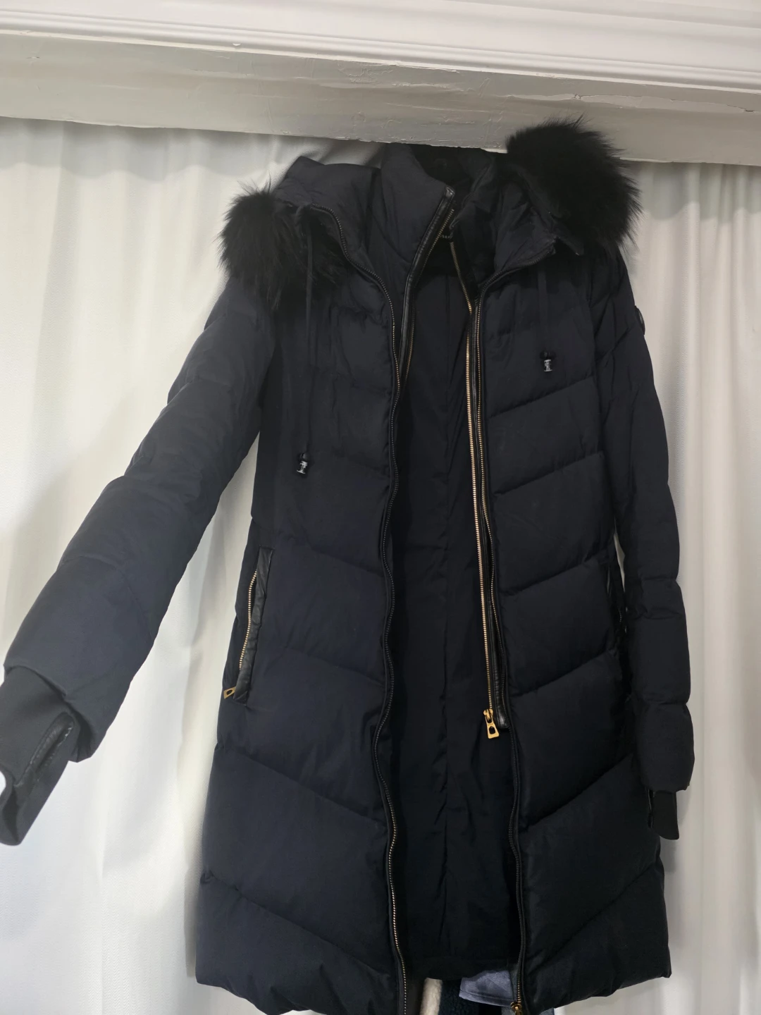 RUDSAK Long Down Parka Navy/Black Size S