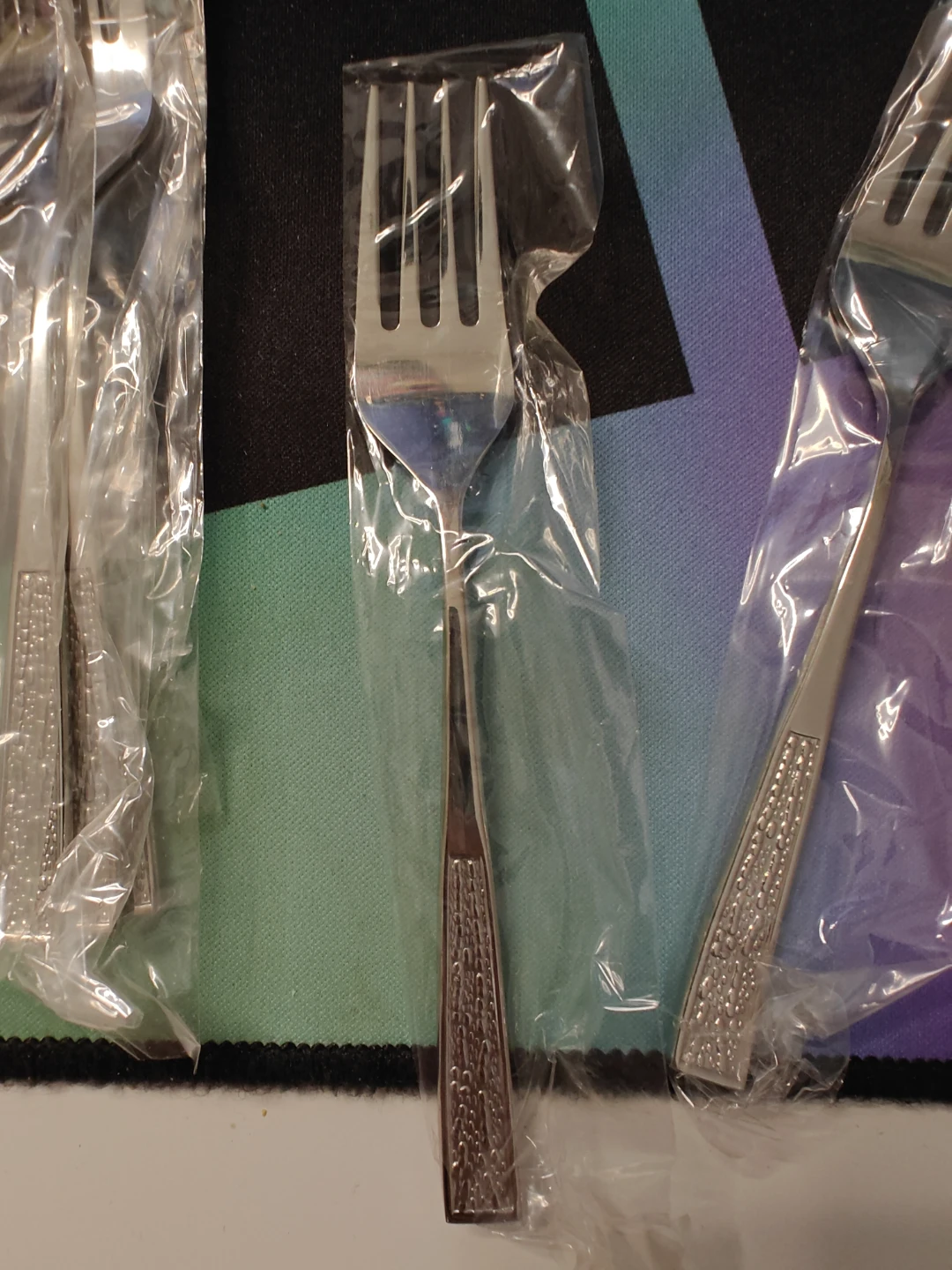 Set of 7 Stainless Steel Forks - photo 2
