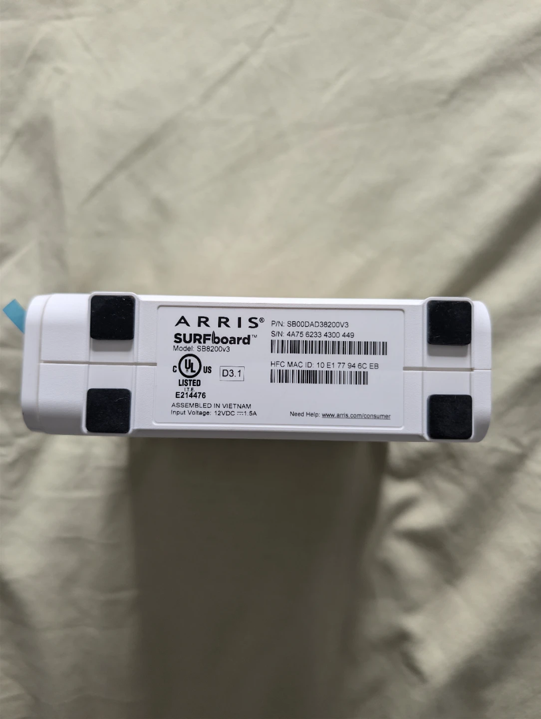 ARRIS SURFboard SB8200v3 Cable Modem - photo 2