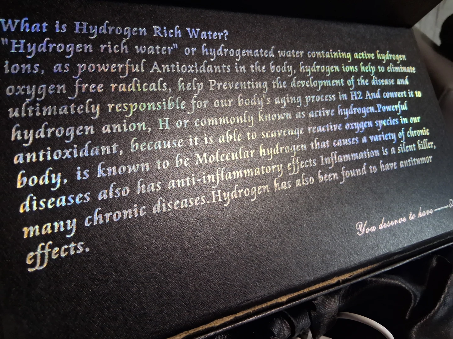 A8 Hydrogen Rich Water Generator - photo 3