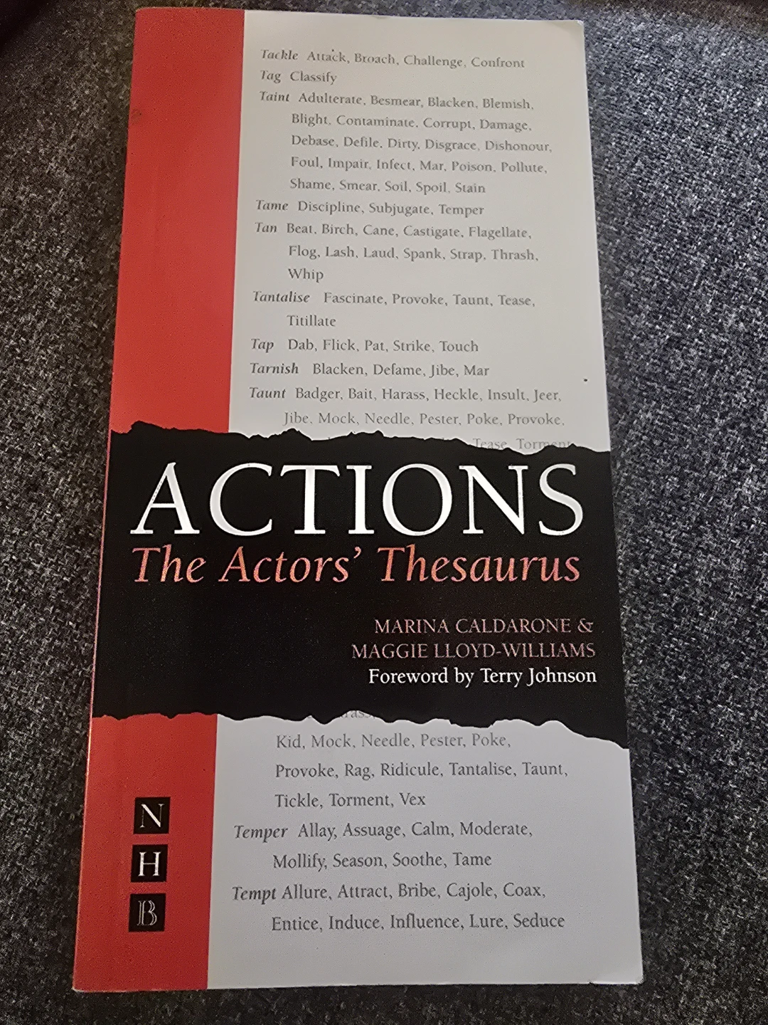 Actions: The Actors' Thesaurus by Caldarone & Lloyd-Williams