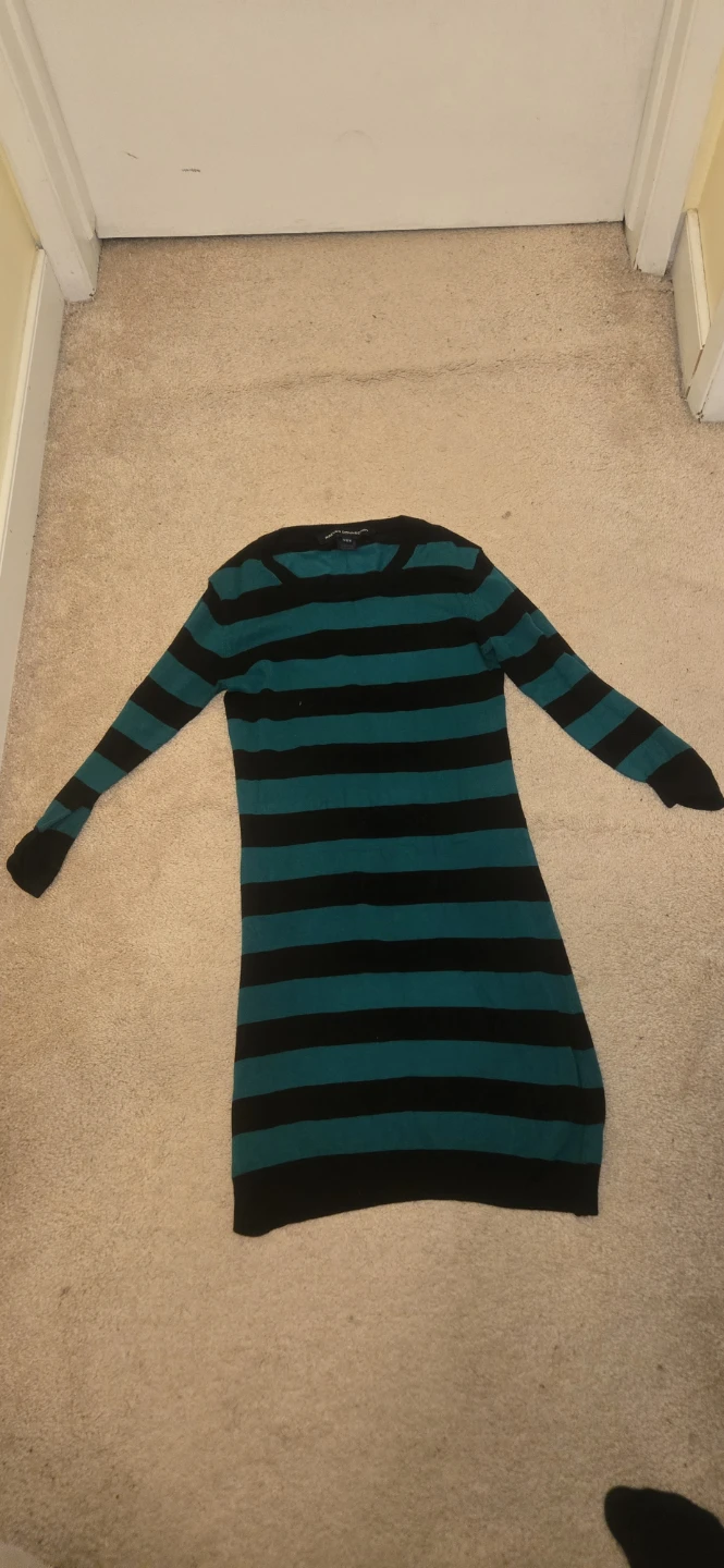 French Connection Striped Sweater Dress