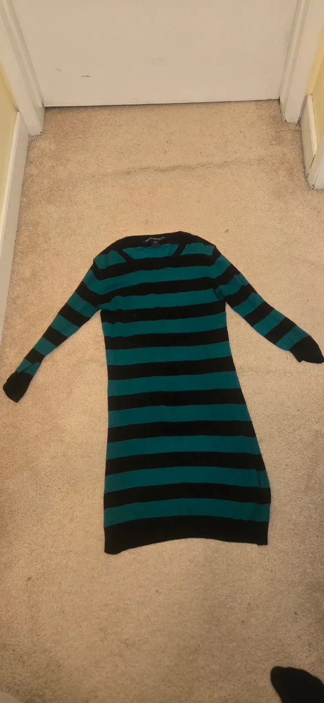 French Connection Striped Sweater Dress
