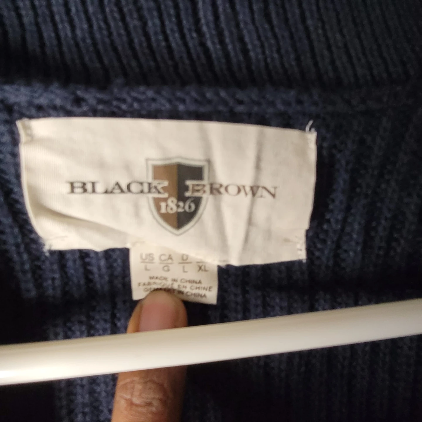 Black Brown 1826 Navy Shawl Collar Cardigan - photo 3
