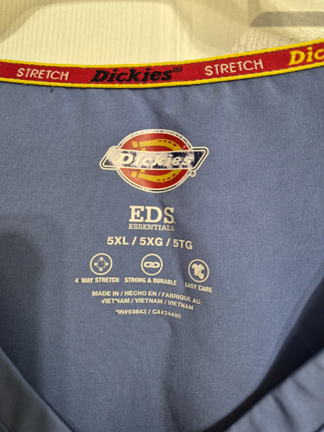 Dickies size 5X Nursing Medical Scrub Top - photo 2