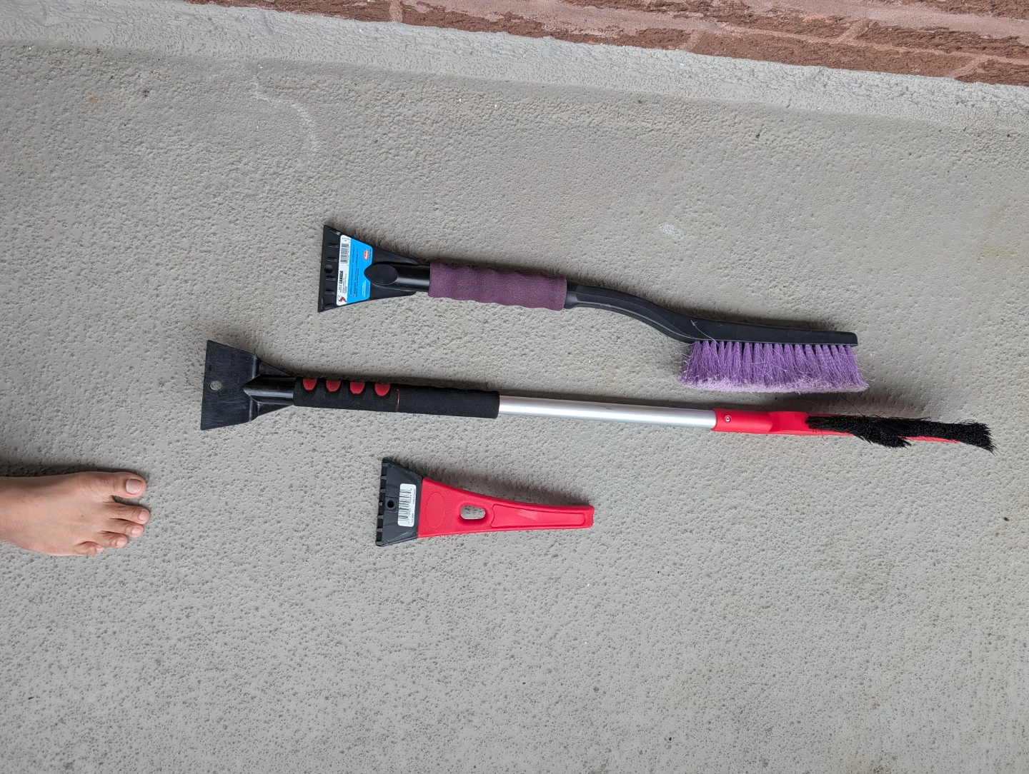 Set of 3 Car Snow Brushes and Ice Scrapers