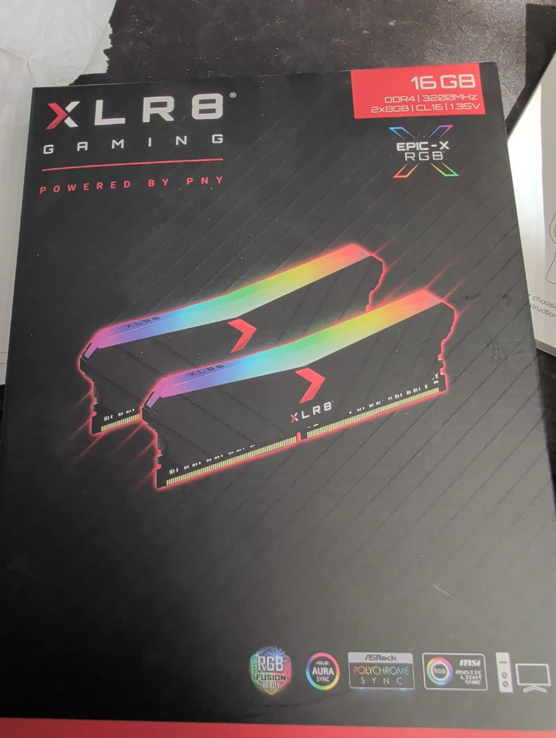 PNY XLR8 Gaming 2x8gb DDR4 3200MHZ CL16