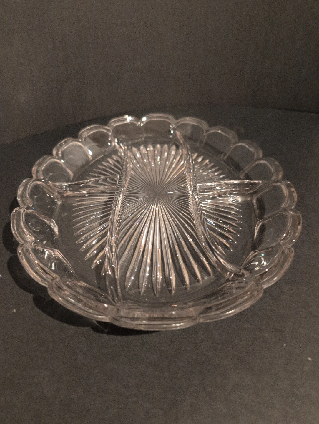 Vintage Old Williamsburg, AH Heisey Divided Serving platter - photo 3