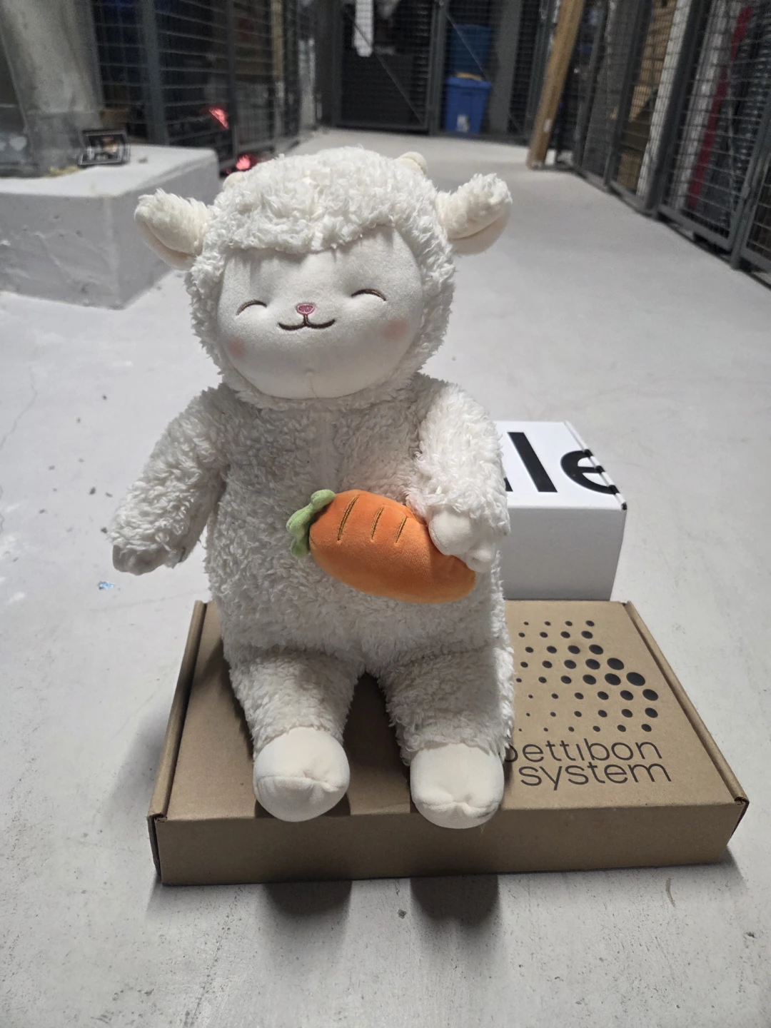 Cute Sheep Plush with Carrot Toy - photo 3