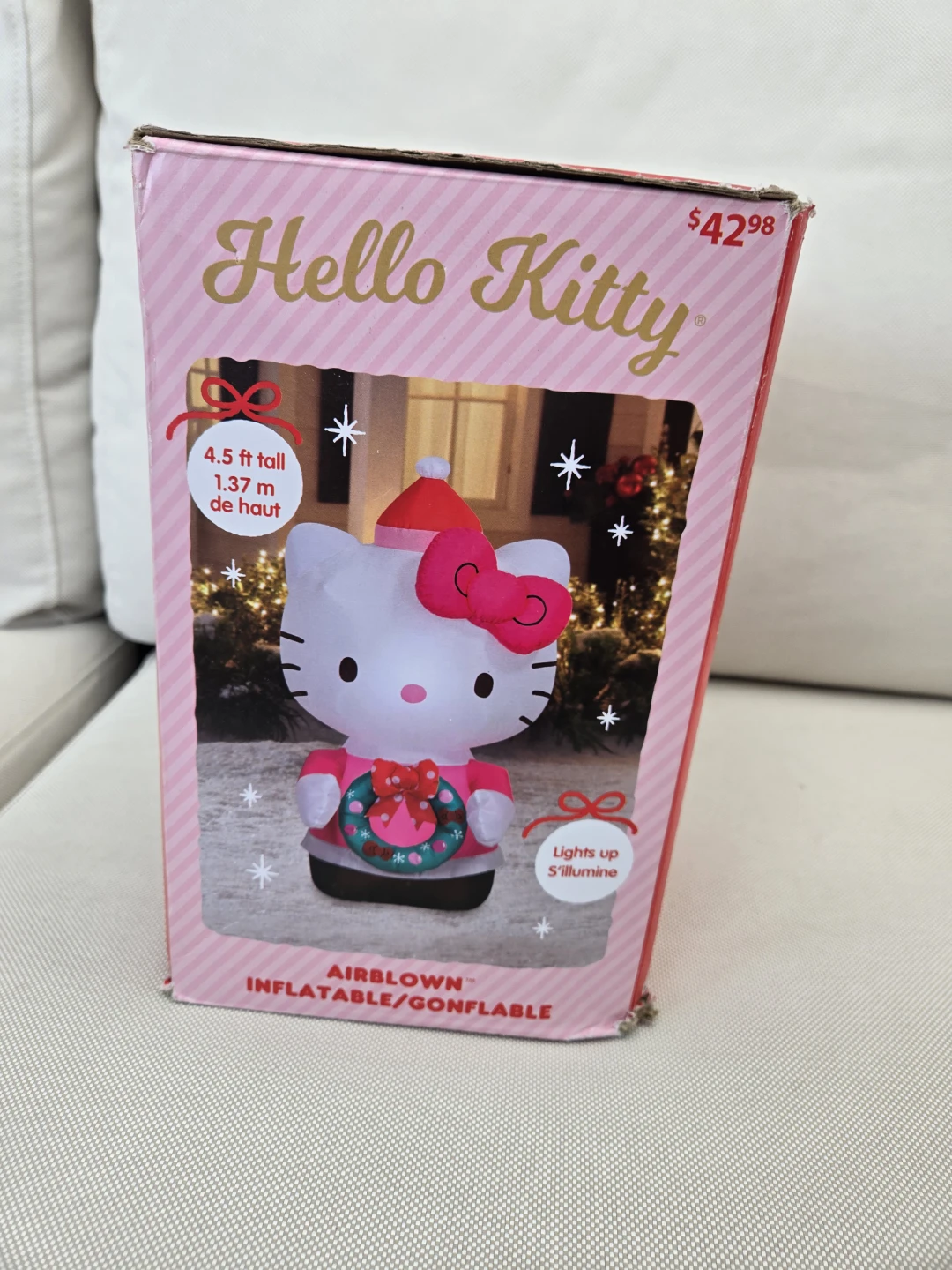 Christmas inflatalbe hello kitty 4.5ft decoration - photo 2
