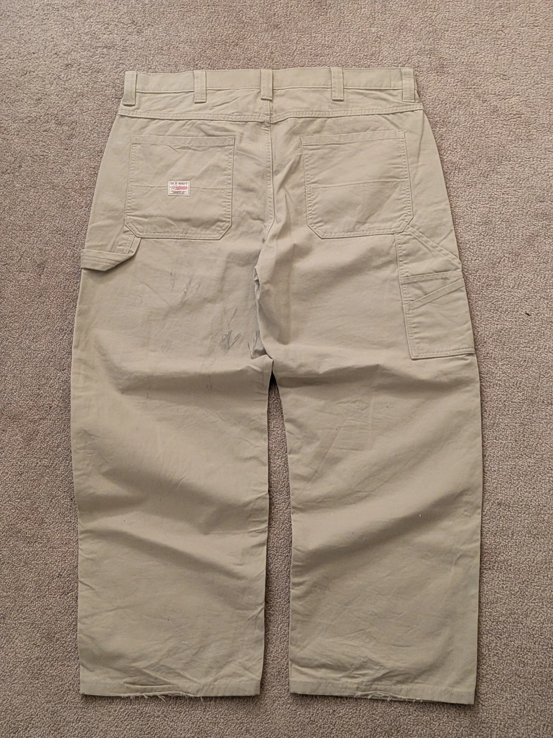 Old Navy Cream Carpenter Pants - photo 2