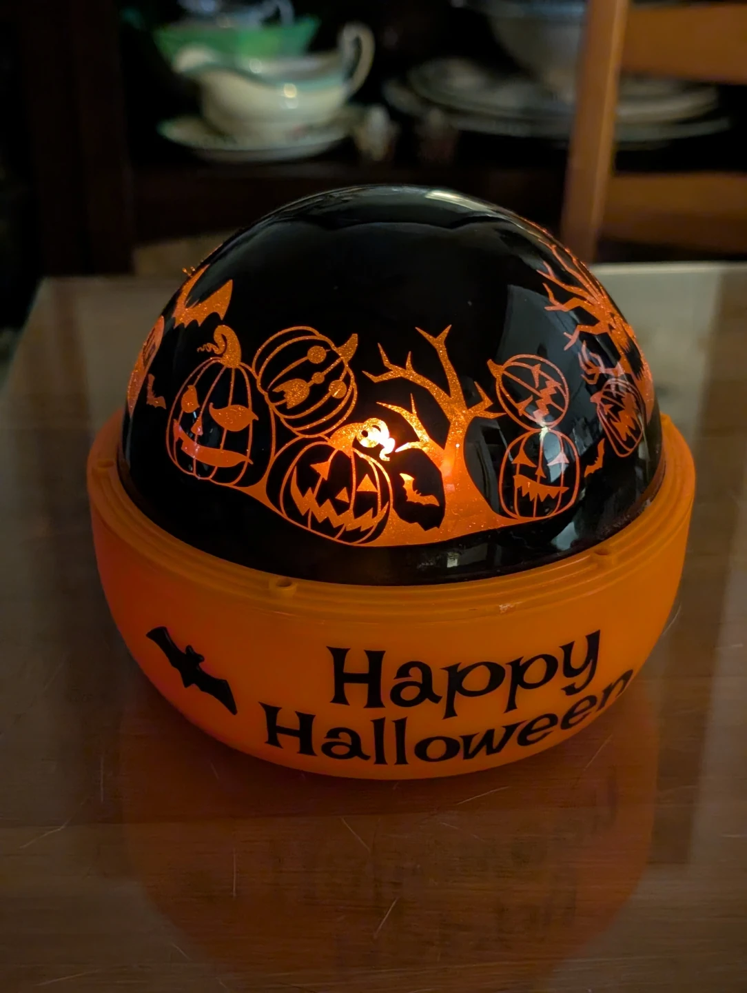 Happy Halloween Rotating Light Projector