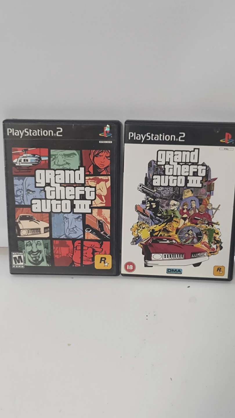 G.T.A III and G.T.A III (PAL) For PlayStation 2