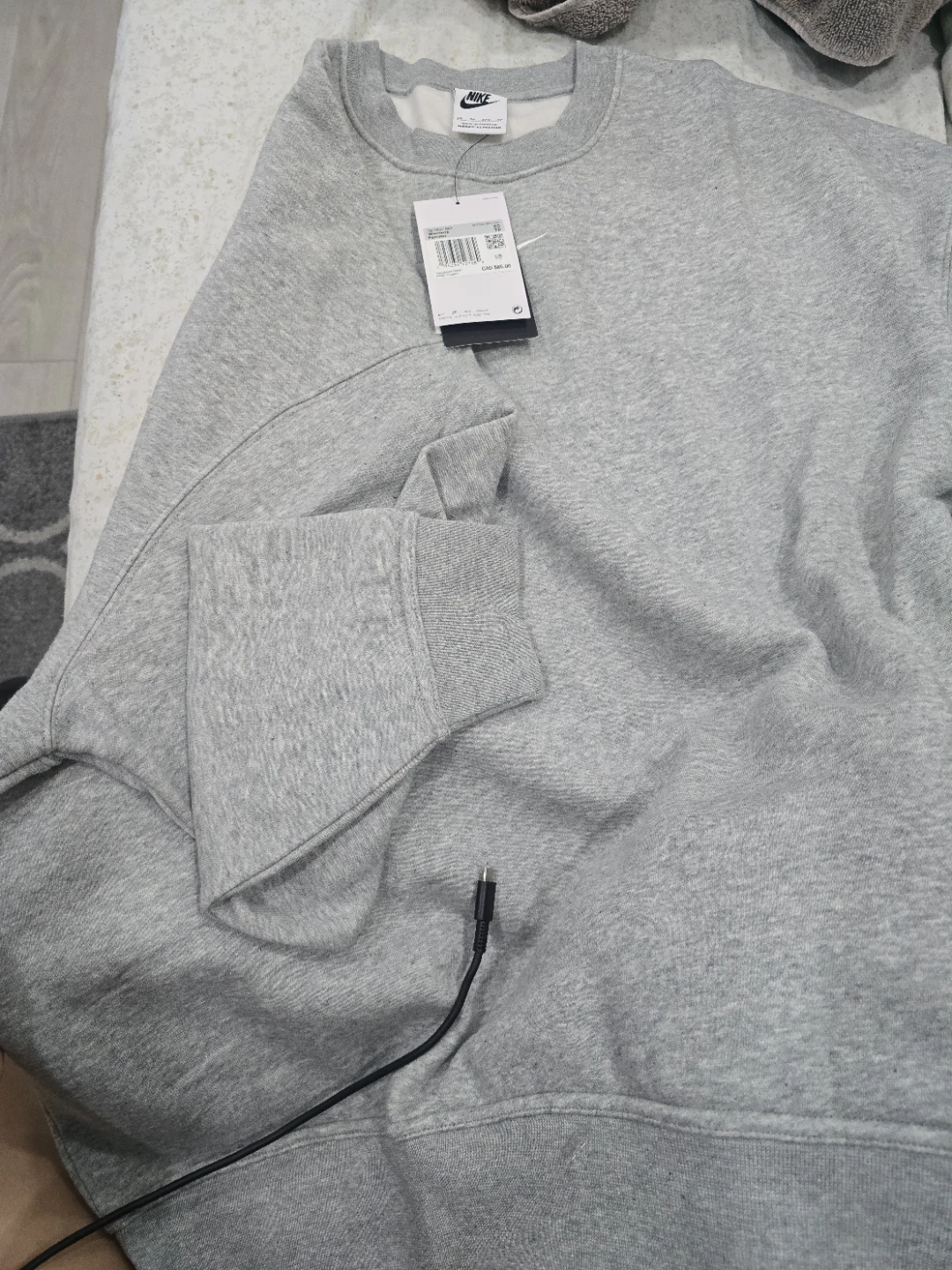 Nike Womens Crewneck Sweatshirt Grey