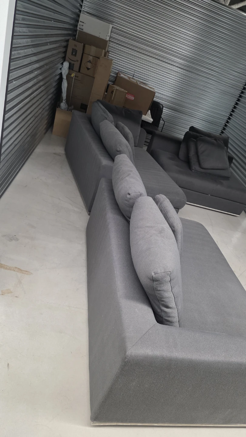 Large Modular Grey Sectional Sofa - photo 5