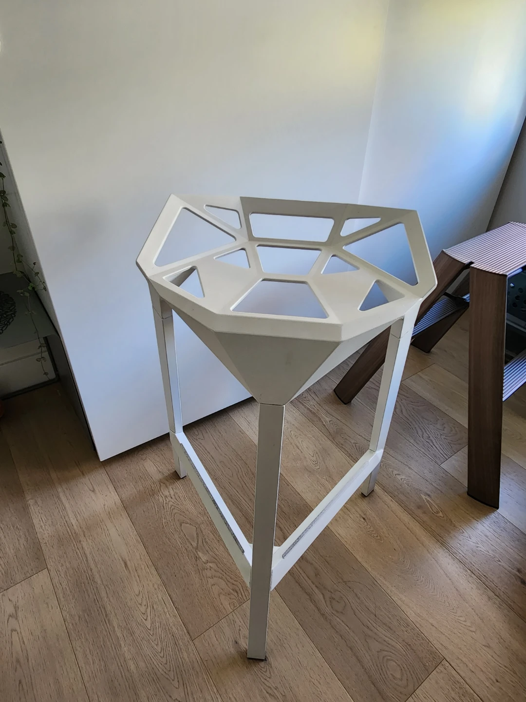 White Bar Stool - photo 2