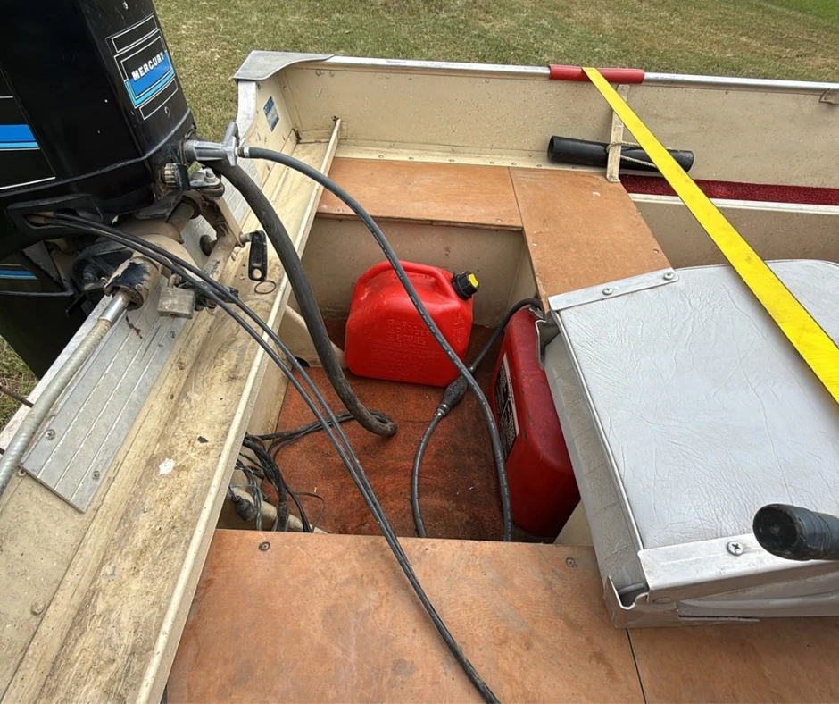 98 Lund S16 Aluminum Fishing Boat Package - photo 4