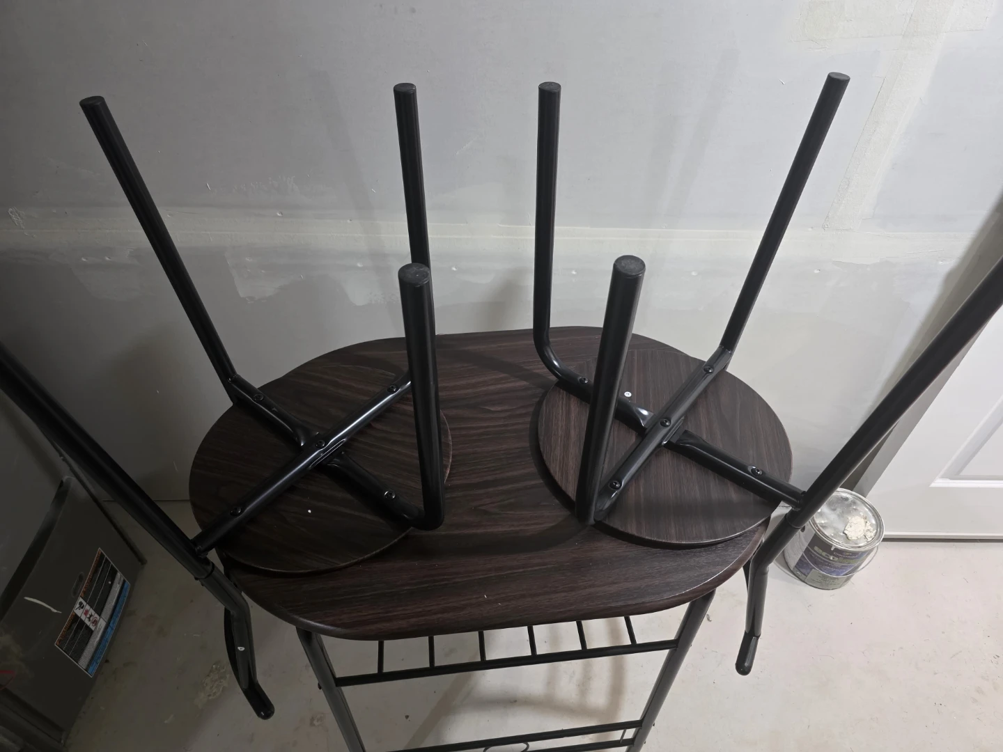 Small Pub Table with Two Stools
