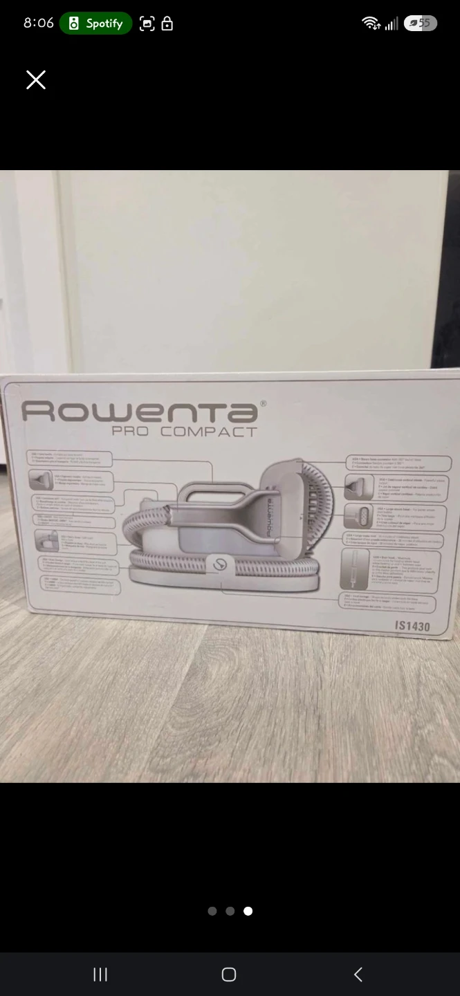 Rowenta Pro Compact Garment Steamer IS1430