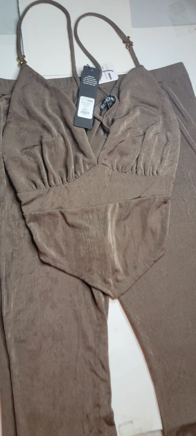 Fashion Nova Hayden Slinky Pant Set - photo 2