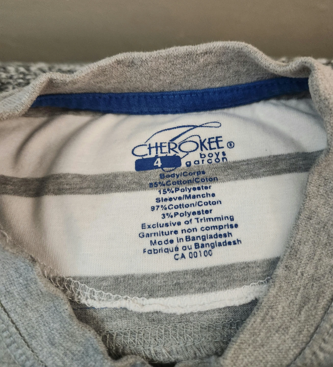 Cherokee Boys' Layered-look  long sleeve graphic T-shirt-Size 4 - photo 2