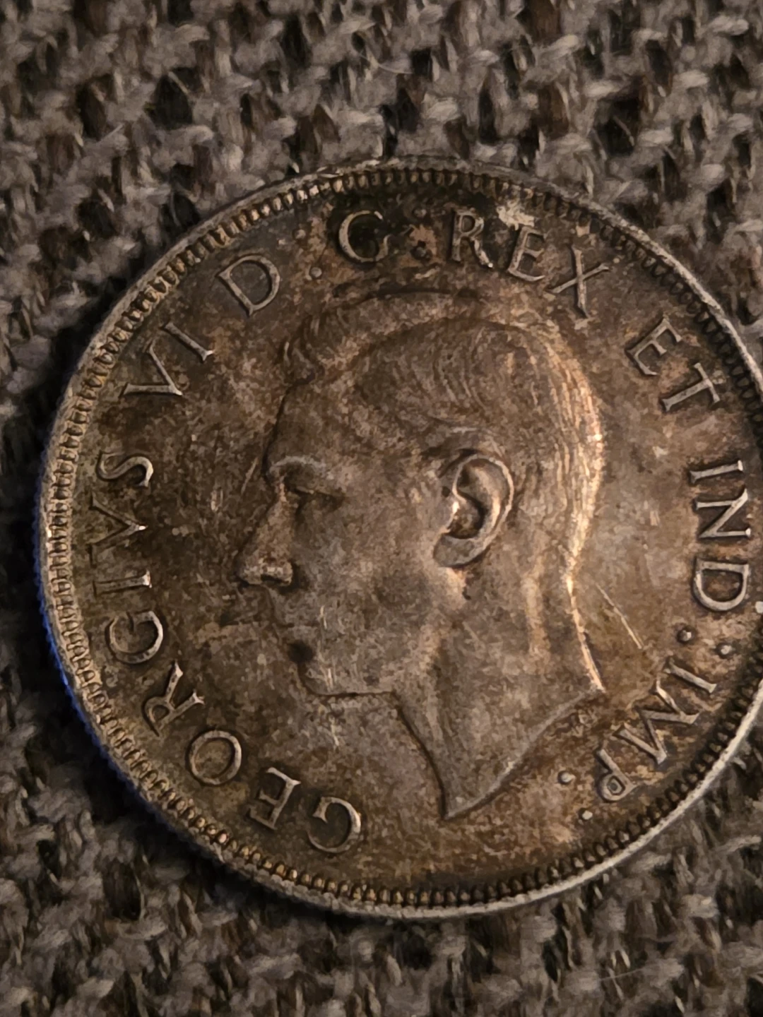 1946 Canadian Silver Dollar swl misprint - photo 2
