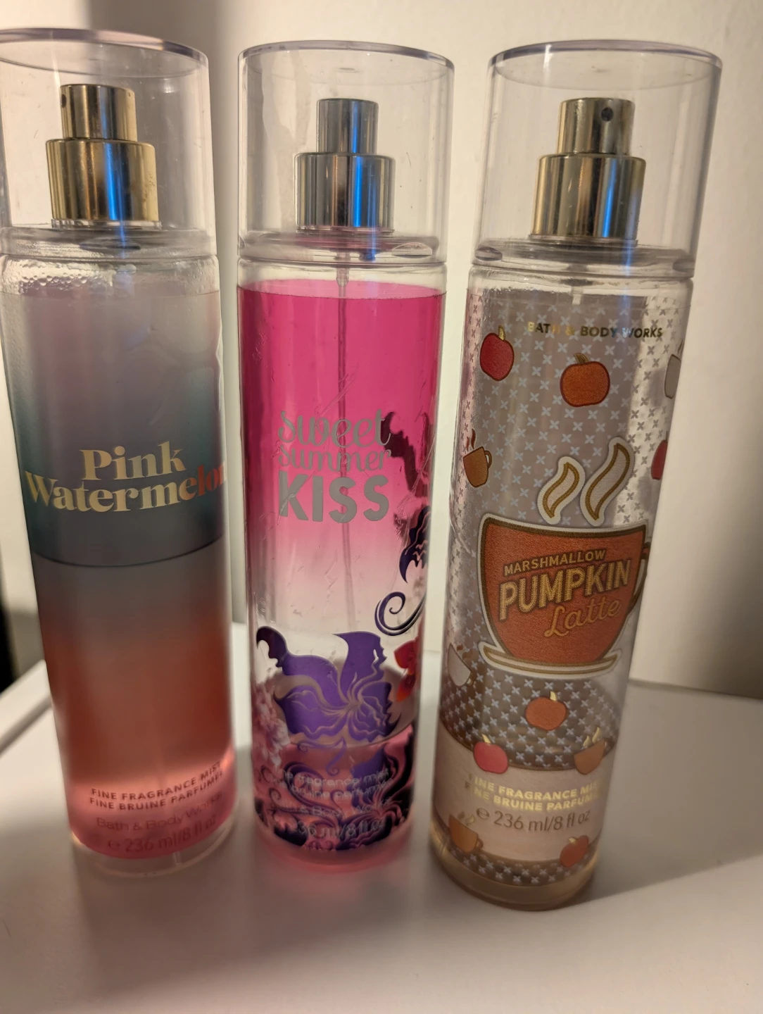 Bath & Body Works Fine Fragrance Mists - Set of 3