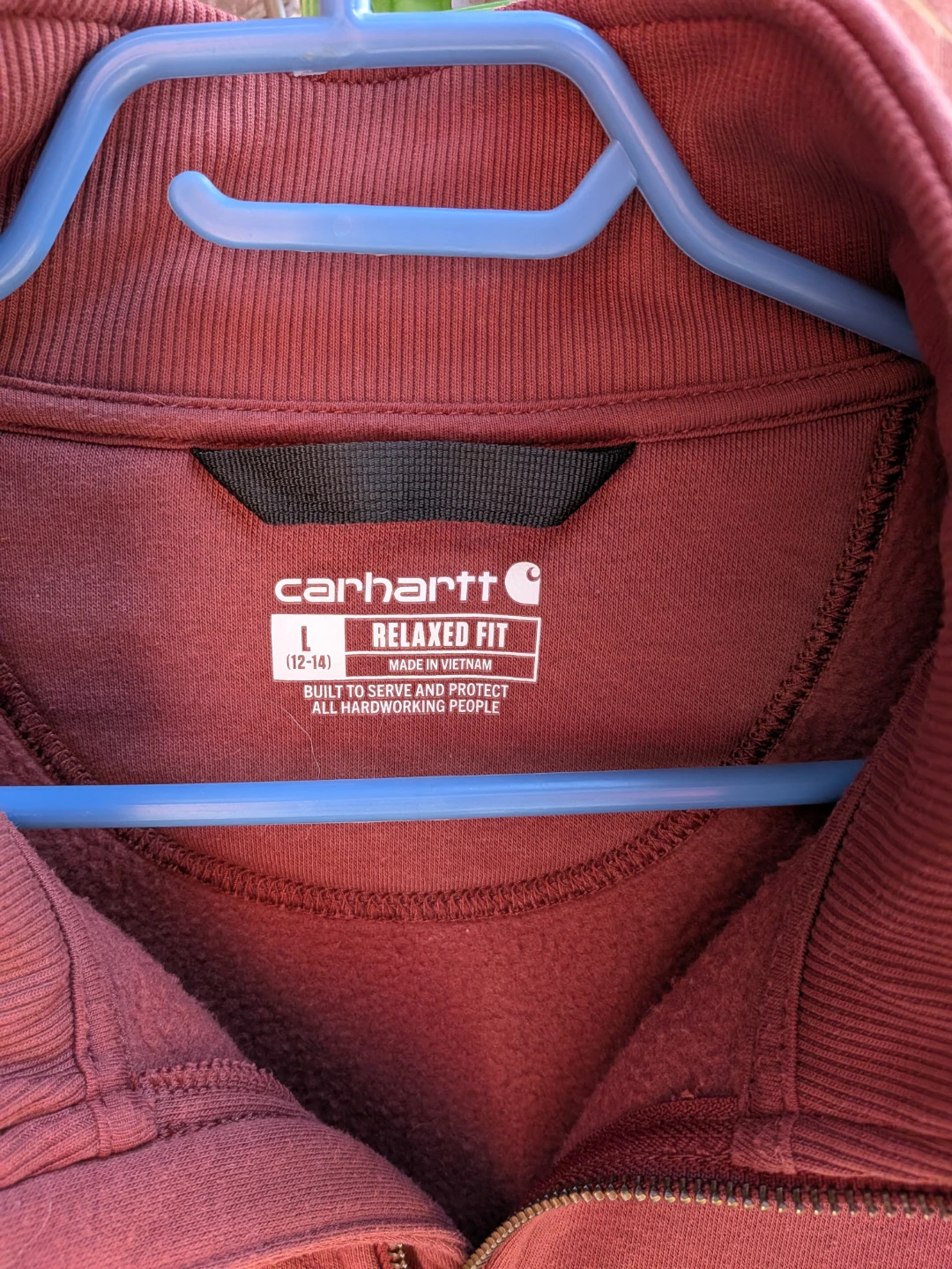 Carhartt Relaxed Fit Quarter-Zip Sweatshirt - photo 2