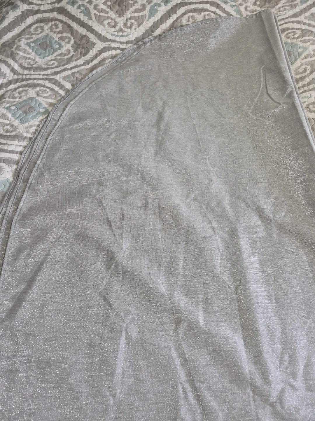 Silver Grey Christmas Holiday 60" x 120" Rectangle.. - photo 3
