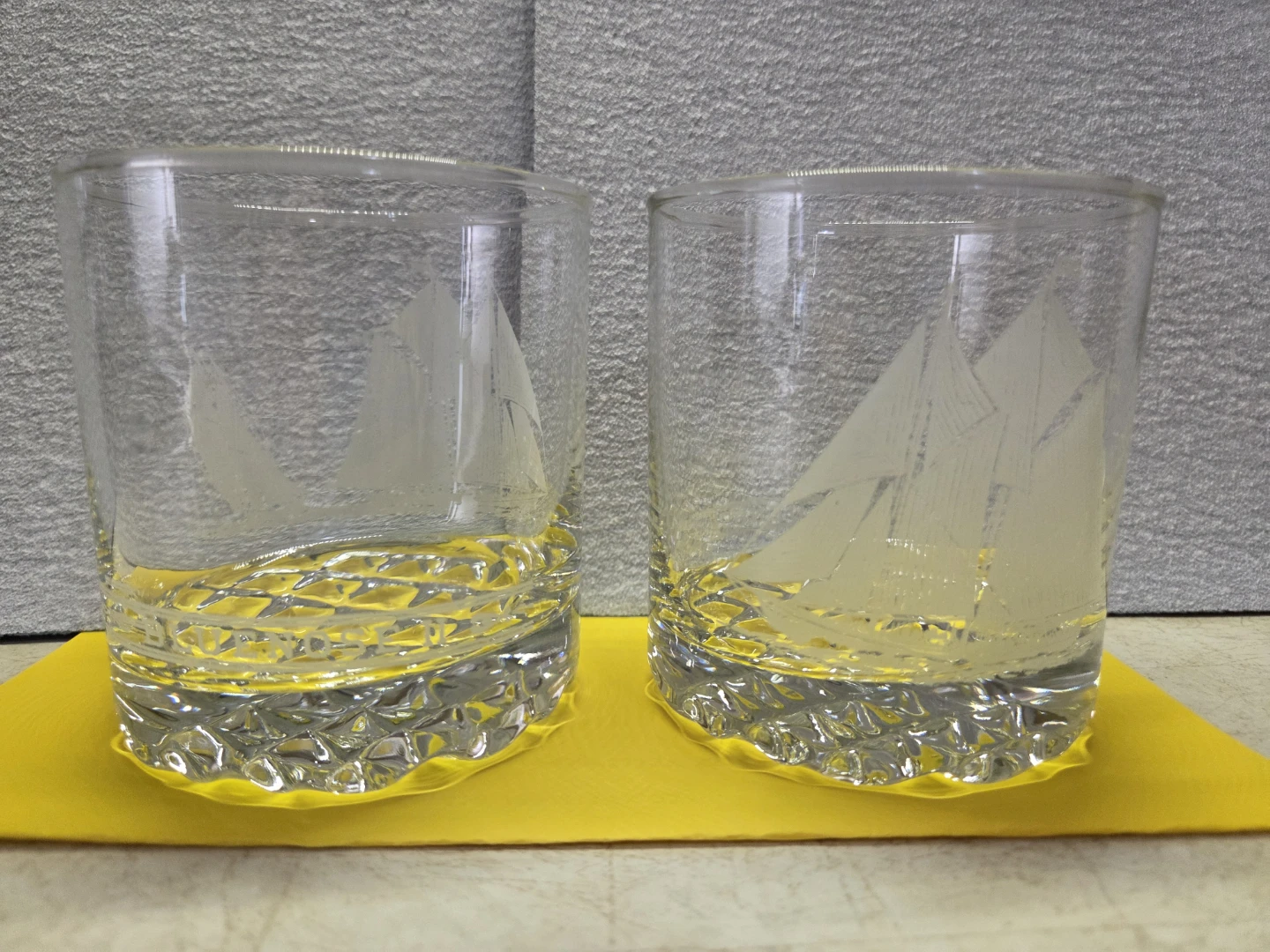 Set of 2 Bluenose Schooner Whiskey Glasses - photo 5