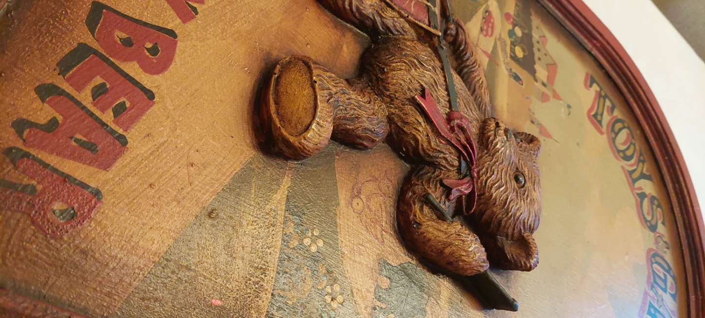 Antique My Teddy Bear Wall Plaque - photo 5