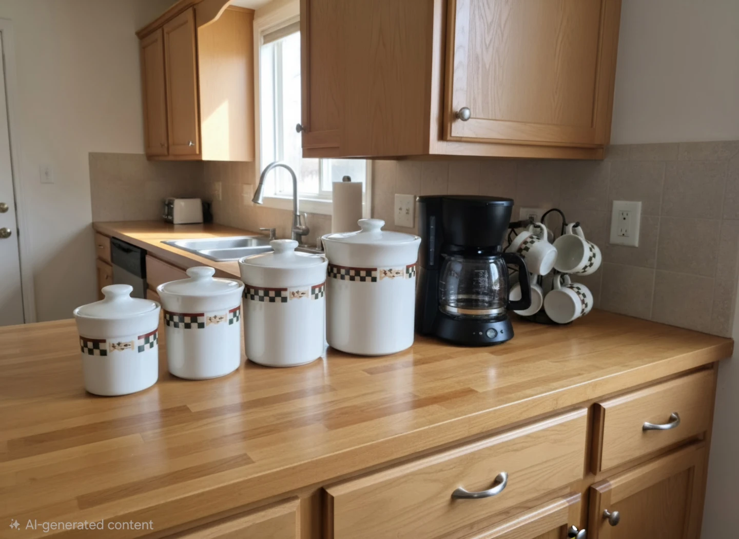 Farmhouse Kitchen Canister Set with Cheese Shaker - photo 2
