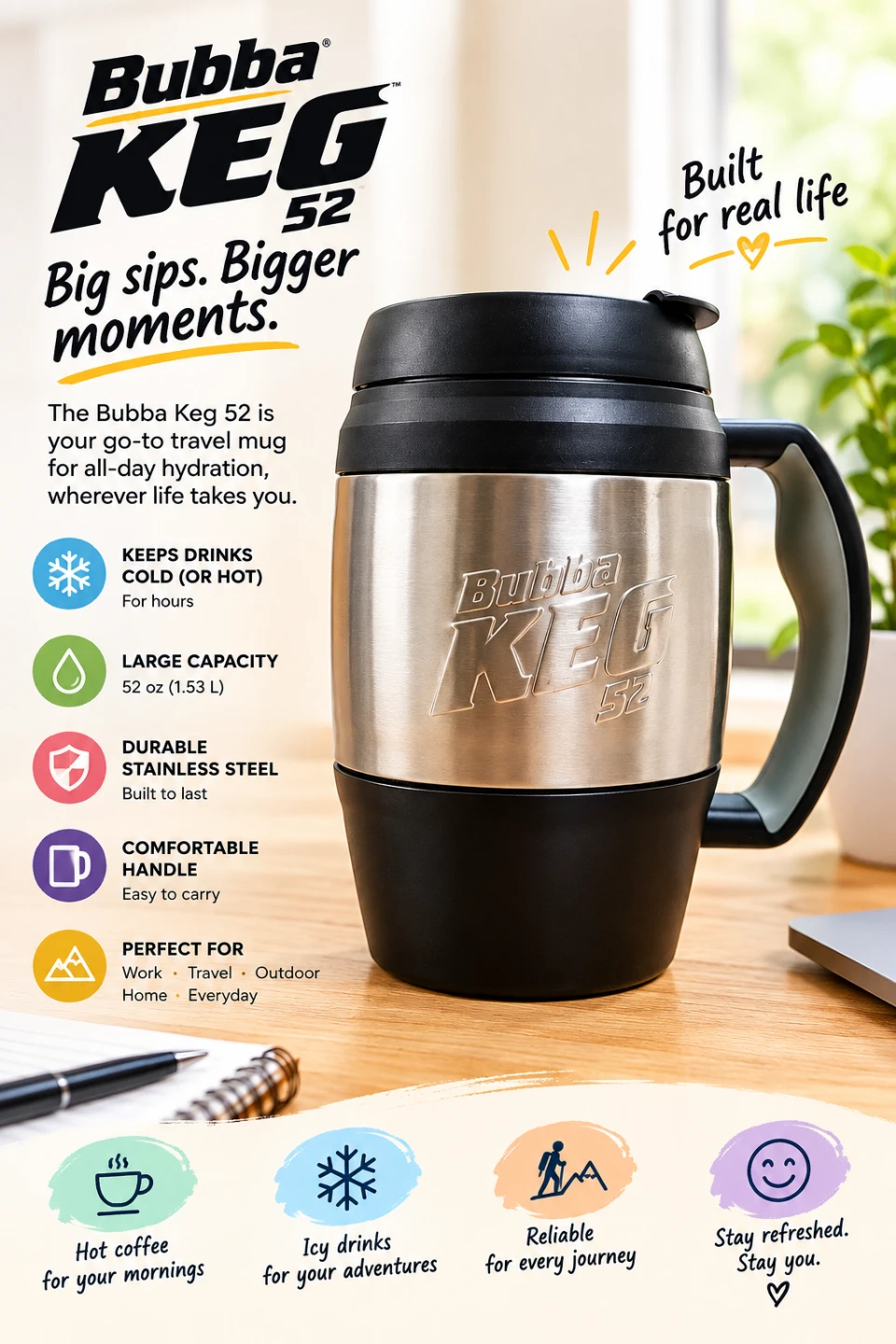 🥤Bubba KEG 52 Travel Mug🥤