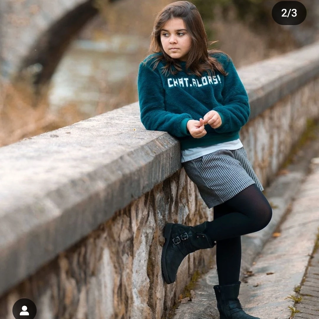 Catimini Faux Fur Sweatshirt
