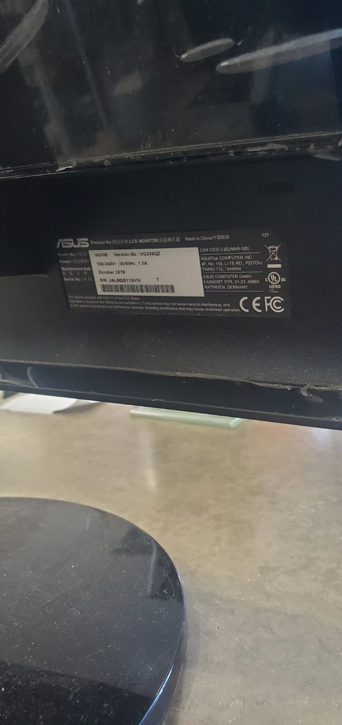 ASUS VG248 24-inch Computer Monitor - photo 3